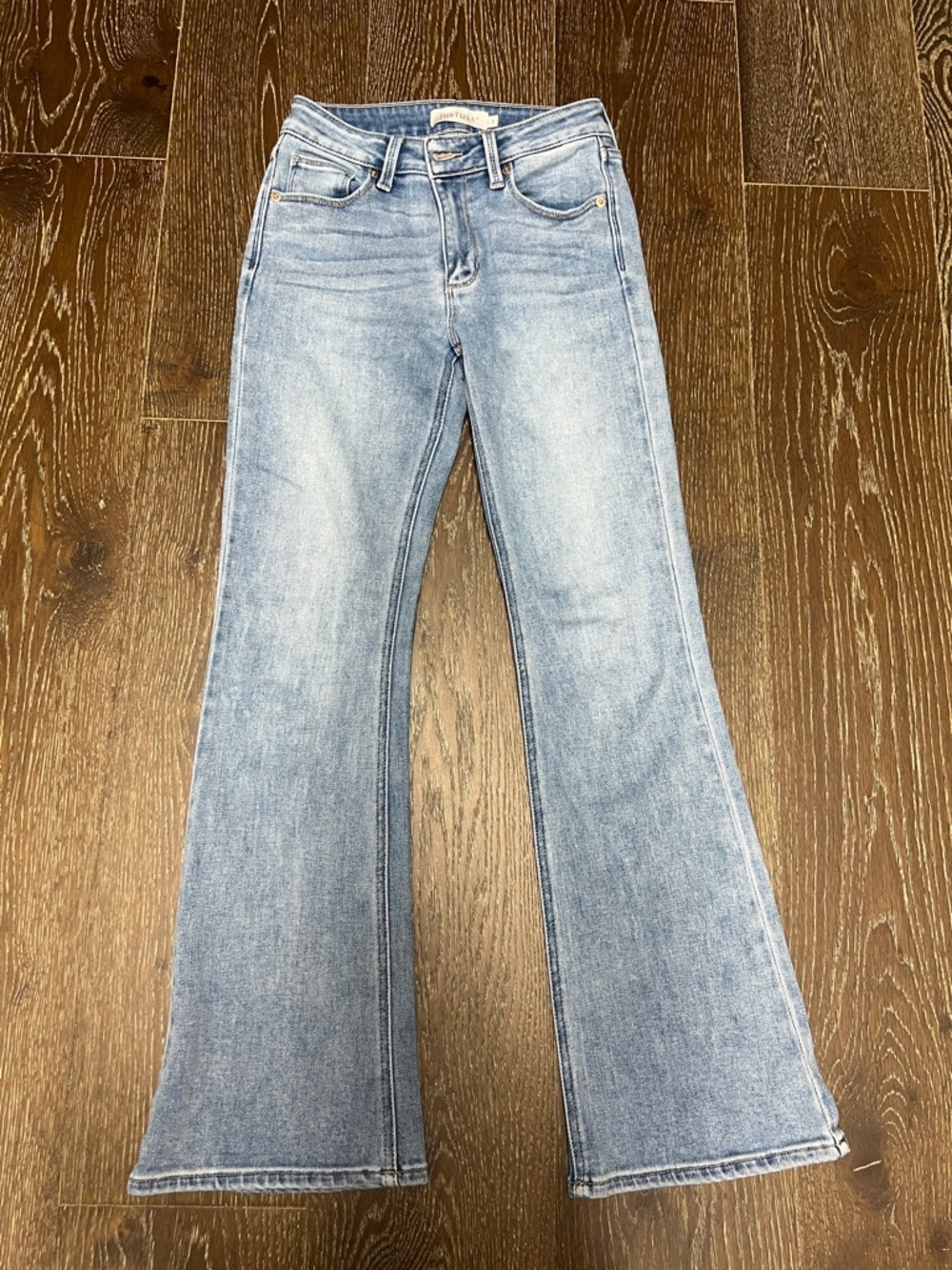 Just USA Light Wash Flare Jeans